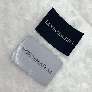 Custom Garment Product Logo Packaging Heat Press <strong>Label</strong> Ironing Hot Melt Adhesive Woven Patches <strong>Labels</strong> Tags for <strong>Clothing</strong> - Product Image 2
