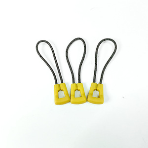 Tiradores de Cremallera de Plástico Amarillo con Cordón Negro para Bolsas, Zapatos, Ropa, Juguetes, Diseño Duradero Sin Bloqueo, Número de Pieza JKSL201228 - Product Image 2