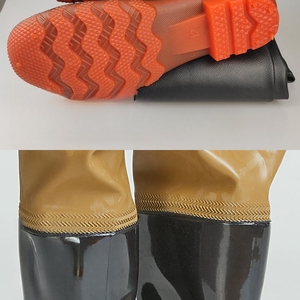 Usine directe professionnelle imperméable chasse taille haute Wading pêche Waders pantalon avec bottes - Product Image 4