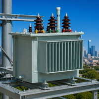 Transformateur de puissance immergé dans l'huile S20-M-63/10-0.4KV 63kVA 50/60Hz 220V 380V pour système de distribution