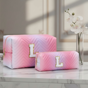 Sac à cosmétiques personnalisé avec logo, haute qualité, rose, produits écologiques, sac à cosmétiques transparent lumineux, tendance, pour la pêche, nouveau - Product Image 1