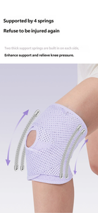 Genouillère de soutien unisexe réglable OEM en maille respirante avec fermeture auto-agrippante pour la protection du ménisque et les activités sportives - Product Image 5