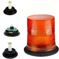 Balise de signalisation haute luminosité Xenon/LED Shinemien KM-07, lumière stroboscopique multi-clignotante, lampe de sécurité d'urgence, lentille en PC durable + aluminium
