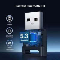 USB UGREEN Bluetooth Dongle Adaptörü BT 6.0 PC Bluetooth Alıcısı ve Vericisi Windows 11/10/8.1 için Müzik Ses Alıcısı