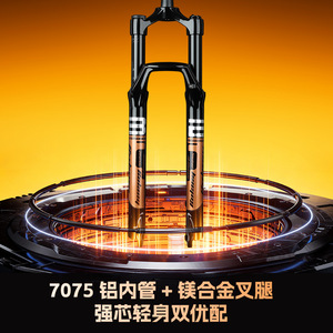 Horquilla de Suspensión Bolany de 32 mm y 120 mm de Recorrido, con Eje de Bloqueo Rápido de 9x100 mm, Fabricada en Aleación de Aluminio 7075 para Bicicletas de Montaña de 27.5/29 Pulgadas - Product Image 4