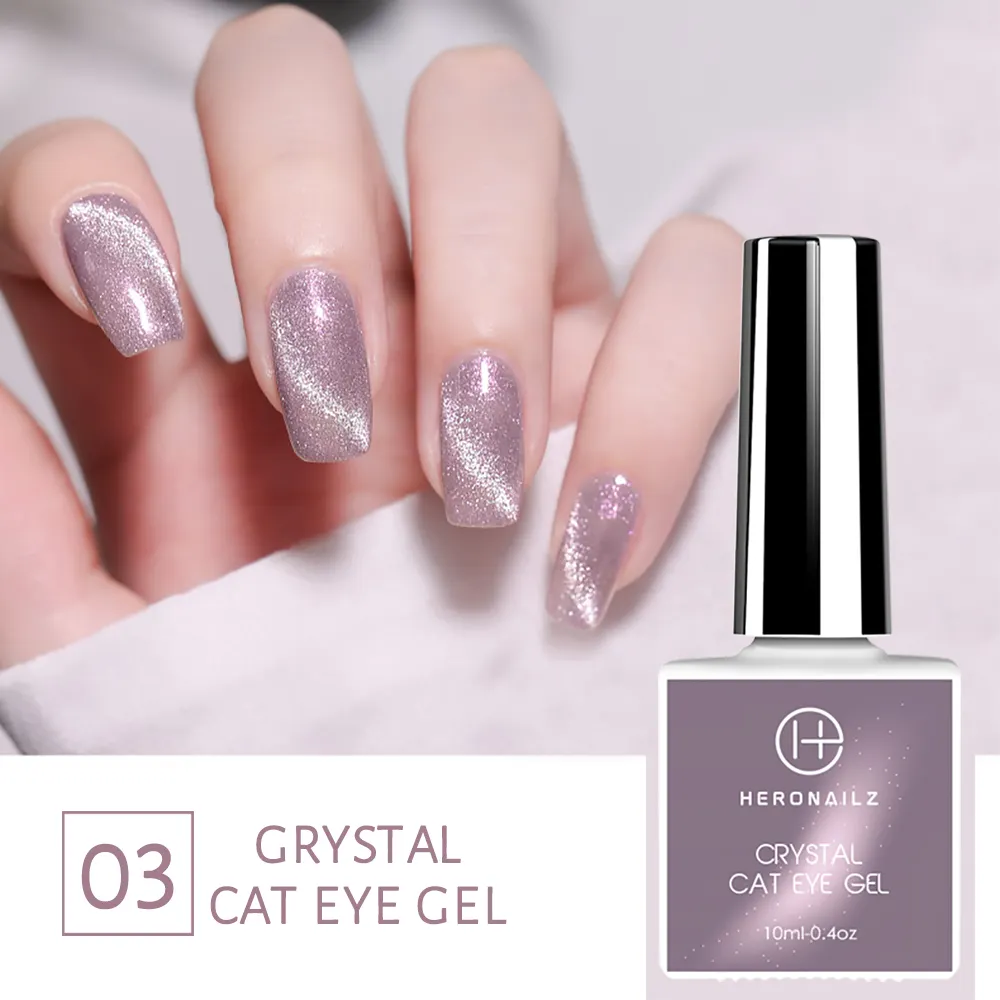 Vernis à ongles gel, 1 pièce, cristal magique, magnétique, œil de chat, couleur