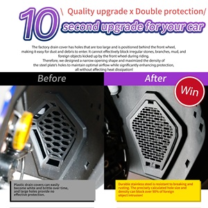 Red de protección de tanque de agua de motocicleta de acero inoxidable negro Xilla de fabricante OEM para Sym Drg 2024 Gen-2 Drgbt - Product Image 6