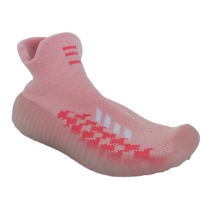 Del bambino Delle Ragazze <span class=keywords><strong>Rosa</strong></span> Calzino Scarpe Morbida Suola in TPR Gowalk Prewalker Scarpe Basse - Product Image 1