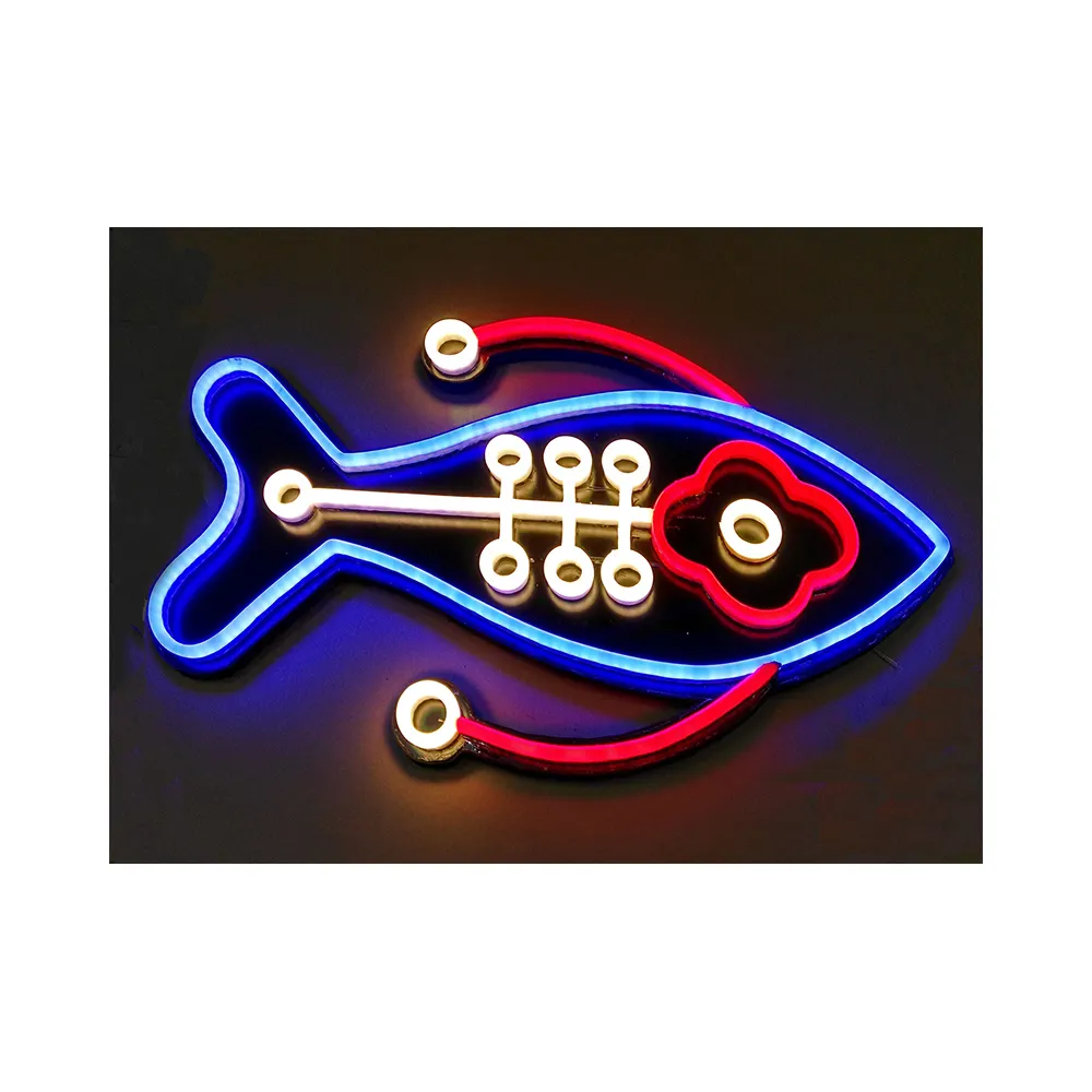 Dropshipping Custom Fish Hair Mr & Mrs Oh Baby Bride To Be Pink Nike Sweet Pizza Neon Sign Led Signs Gaming Mini Wedding Anime