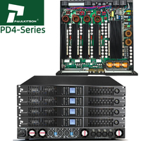 Amplificateurs Paulkitson 2 Ohms, 4 canaux, amplificateur de puissance audio professionnel de classe D, amplificateur de son pour caisson de basses, équipement audio, amplificateurs de haut-parleurs