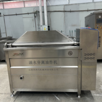 Freidora de agua de aceite profundo de acero inoxidable de alta productividad para freír pollo para restaurantes y fábricas