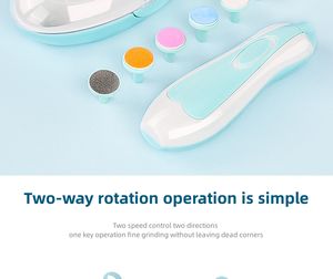 Mini Cortaúñas Eléctrico de Gran Venta <span class=keywords><strong>con</strong></span> Lima de <span class=keywords><strong>Esmeril</strong></span> para Bebés, Kit de Cuidado Seguro para Niños y Adultos, Pulidor para Uñas de Manos y Pies - Product Image 5
