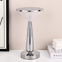 Lampe de bureau LED moderne en métal à commande tactile, température de couleur réglable (2700-5400K), chargement USB Type-C, intensité variable, abat-jour Empire