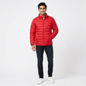 Fully Customized Men Puffer Jacket Perfect Styling Hot Selling Reasonable Rate Best Designs Jacket for man With Light <b>weight</b> - Product Image 1