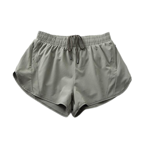 Women's Summer XS Sports Shorts Quick-Dry Breathable for Outdoor Running Yoga Two-Piece Anti-Exposure Solid Elastic Waist Mid - Product Image 5