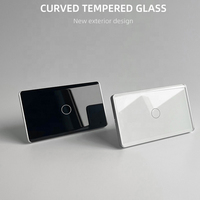 DUOMEI Tuya Smart Curved Switch Zigbee 3.0 Standar AS 1 Gang Saklar Dinding Dapat Dikendalikan Suara Alexa Home Assistant