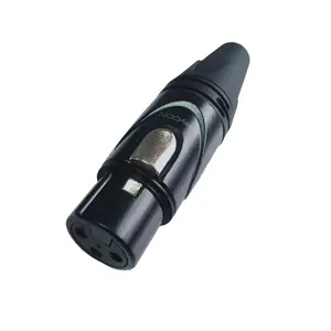 Ổ Cắm 6.3Mm Ổ Cắm Âm Thanh Ổ Cắm 3P Cáp Âm Thanh Nổi Loa XLR Đầu Nối Cái Cho Đầu Nối Phích Cắm