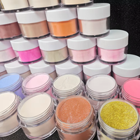 Poudre acrylique pour ongles rose bonbon, fabricant chinois, stock en gros, poudre cristalline, emballage personnalisé