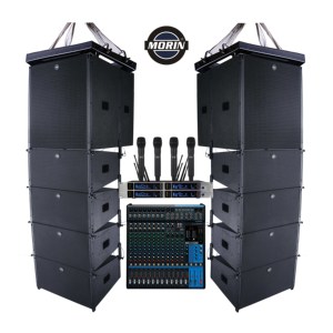 MORIN TW-10 Outdoor Show Powered 10inch Line <strong>Array</strong> TW-10 &amp; TW-18SUB - Product Image 4
