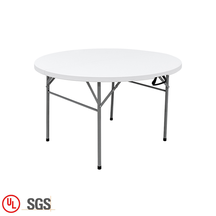 ZL-ZY122 / Round fold-in-half table outdoor portable folding table and chair set
