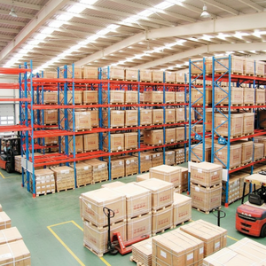 מערכת מדפים מתכווננת למשטחים, מדפי אחסון כבדים מפלדה למחסנים, מדפים תעשייתיים - Product Image 2