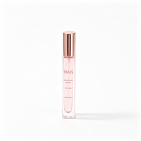 Botella de Perfume Cuadrada de Vidrio de 10 ml, Recargable, con Tapa de Rosca, Color Personalizado, Logotipo OEM, para Fragancias, Bruma Corporal, Kit de Viaje