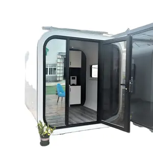 Pods de oficina de jardín, diseño impermeable Cabina de montaje completo