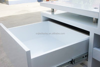 Comptoir de caisse en bois durable pour magasin, bureau, entreprise, réception, bar ou consultation