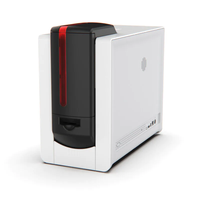 Imprimante de cartes d'identité à transfert thermique Evolis Agilia 600 dpi certifiée, simple ou double face, machine à plastique PVC, impression de ruban couleur