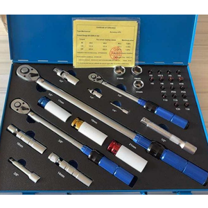 ชุดเครื่องมือประแจทอร์คปรับระดับได้แบบมืออาชีพ 33 ชิ้น ชุดเครื่องมือประแจทอร์คแบบเร็ว ชุดบิตซ็อกเก็ต <span class=keywords><strong>ประแจ</strong></span>หัวเทียน - Product Image 1