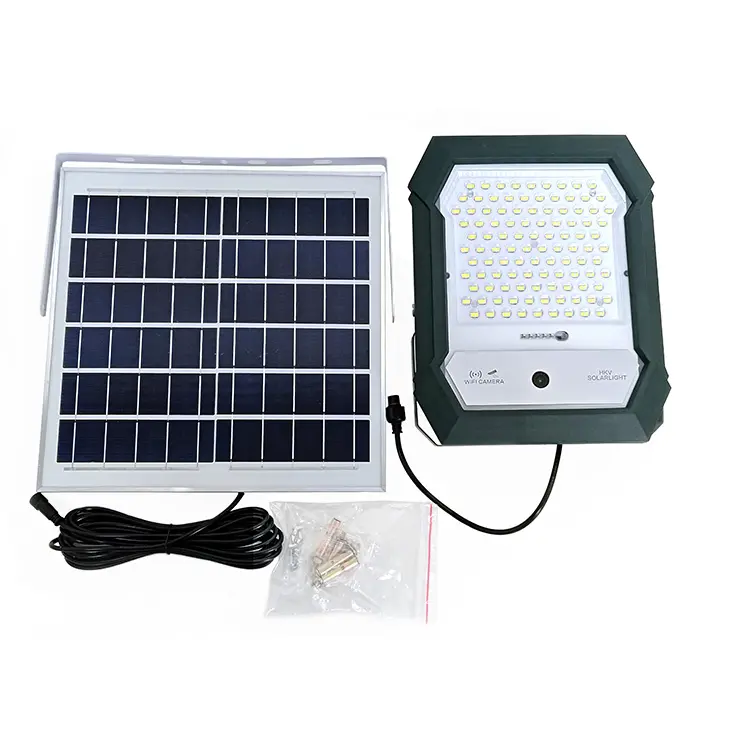 Luzes de inundação LED movidas a energia solar 100w 200w 300w 400w holofote solar luzes de inundação LED com sensor de movimento