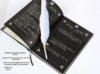 Death Note Écriture Journal Cahier Planificateur Anime Journal Dessin Animé Livre Belle Mode Thème Cosplay Grand Quotidien Cahier En Cuir