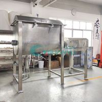 Mélangeur horizontal à ruban en acier inoxydable pour poudres alimentaires, vitamines et produits chimiques