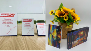 50 יחידות חבילה מסגרת תמונה מרובעת ללא גבולות מודרניות ללא מסגרת ניתנות לדבקה מחדש של מסגרות תמונה - Product Image 5