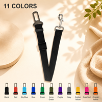 Ceinture de sécurité pour chien et chat, réglable, anti-choc, anti-saut, pour les trajets en voiture, 11 couleurs