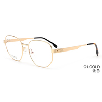 Berlin nouveau gros lunettes de myopie optique alliage de titane monture métallique haute élasticité lunettes bleues