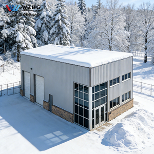 Hangar de stockage à structure en acier haute capacité pour centre logistique avec une durée de vie de 50 ans - Product Image 1