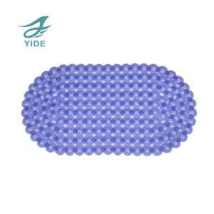 แผ่นรองอาบน้ำแบบกำหนดเอง YIDE พร้อมที่ขัดเท้าแบบนวด ป้องกันการลื่นไถล ทำจาก PVC - Product Image 1