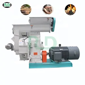 Stainless Steel 1-10 T/H Oil Palm Fiber Rice Husk Wood Pellets Making Machine