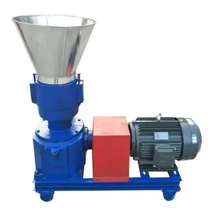 Home Use Small Flat Die Poultry Animal Chicken Fish Feed Pellet Maker Machine Manual Pellet Machine