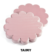 Plateau à bijoux en velours en forme de fleur avec logo personnalisé, plusieurs compartiments, avec couvercle, plateau de présentation pour bijouterie, plateau de rangement pour bagues à plusieurs compartiments