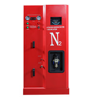 Machine de gonflage de pneu d'azote rouge HW-3000/générateur d'azote de gonfleur de pneu numérique automatique de pureté d'azote de 220V 99.6%