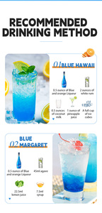 FASTKING Minuman Alkohol Biru Oranye Kelas Komersial 700ml 21vol Sangat Hemat Biaya Pemasok Pabrik Cina Berlaku - Product Image 5