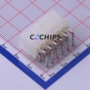 C4255WR-F-2X06P Wire-to-Board Pin Header Bent Lead Through Hole,P=4.2mm Connector 2x6P 4.2mm Right Angle Insert 12P - Product Image 2