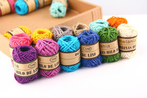 Cuerda de yute de 2mm x 10M, cuerda de cáñamo, envoltura rústica, regalo, embalaje, cuerda de papel, decoración de boda, cuerda de cáñamo DIY - Product Image 3