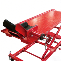 Cric hydraulique à ciseaux 1000 LBS avec pompe à air pour levage de voitures et motos