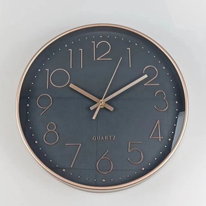 Hiện đại đơn giản ngắn gọn tối giản Đồng hồ treo tường trang trí đồng hồ treo tường trang trí nội thất đơn mặt nhựa thạch anh giá rẻ đồng hồ treo tường - Product Image 3