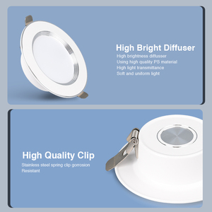 High Brightness Indoor <b>Lighting</b> Adjustable Recessed 7w SMD Round Square <b>Ceiling</b> <b>Led</b> Downlight for Home Office Living Room - Product Image 5