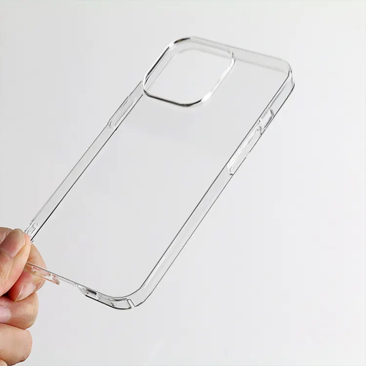 Pure PC Transparent case for iPhone 13 pro 1.2mm scratch-resistant full cover phone case for 14 plus 12 11 pro max 6 7 8 plus