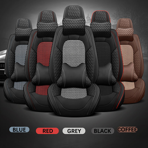 Xiangta เบาะสีแดงที่คลุมเบาะรถ, ผ้าคลุมเบาะรถอเนกประสงค์สีแดงอุปกรณ์ตก<span class=keywords><strong>แต่ง</strong></span><span class=keywords><strong>ภายใน</strong></span> - Product Image 6